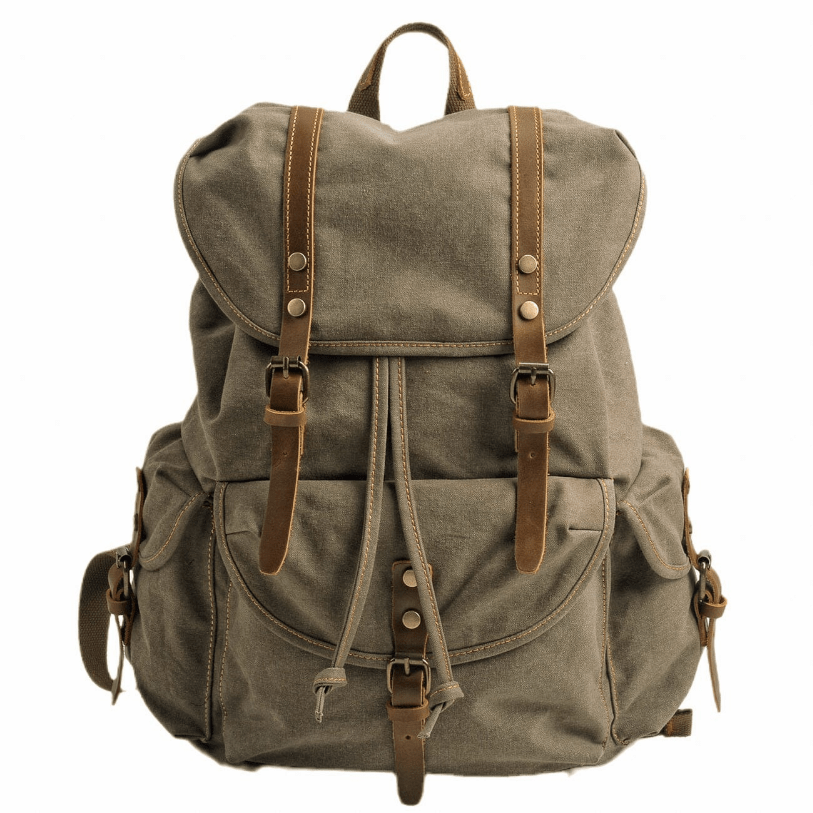 Rugged Military Canvas Backpack – Durable and Dependable Rucksack