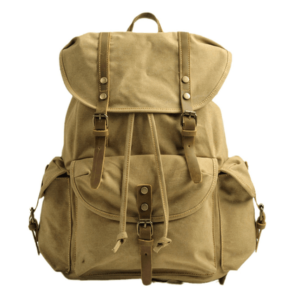Rugged Military Canvas Backpack – Durable and Dependable Rucksack