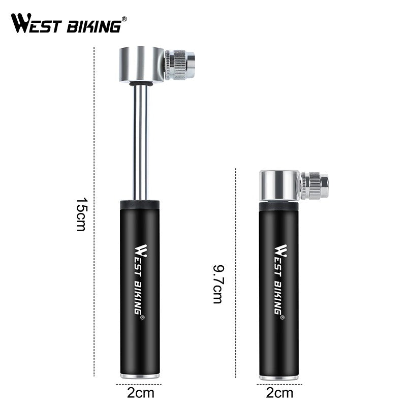 Compact Bicycle Air Pump for Easy Inflation