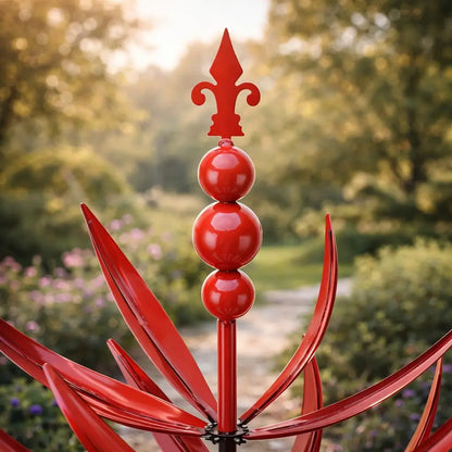 Charming Lotus Weathervane | Elegant Outdoor Decor
