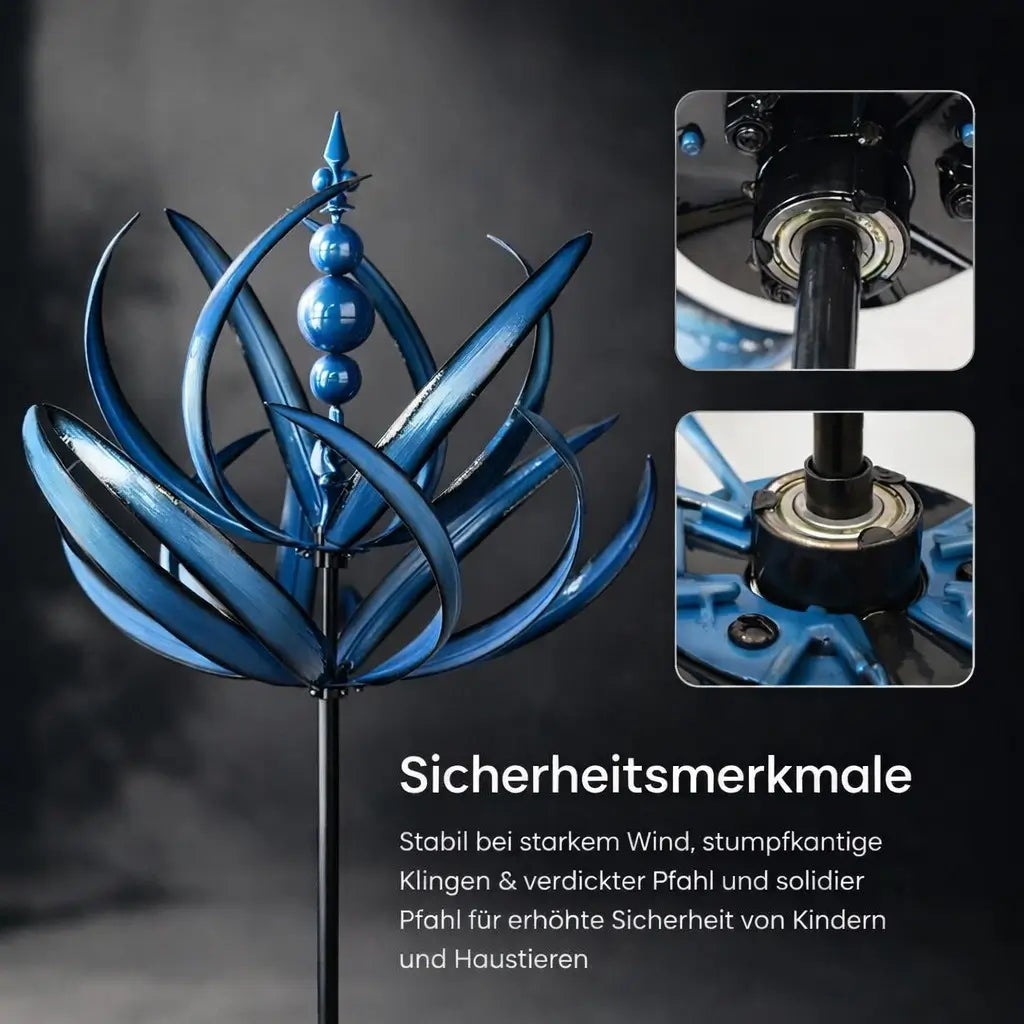Charming Lotus Weathervane | Elegant Outdoor Decor