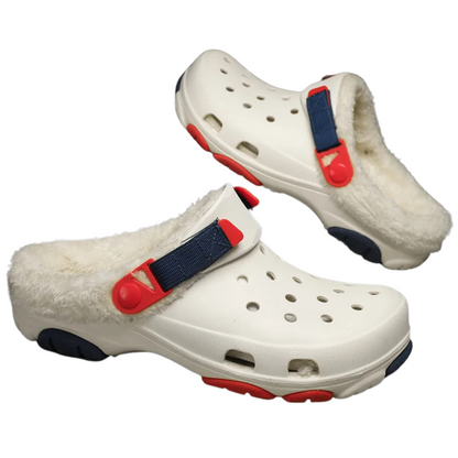 Classic Clogs with Plush Fur Lining for Winter – Unisex Design
