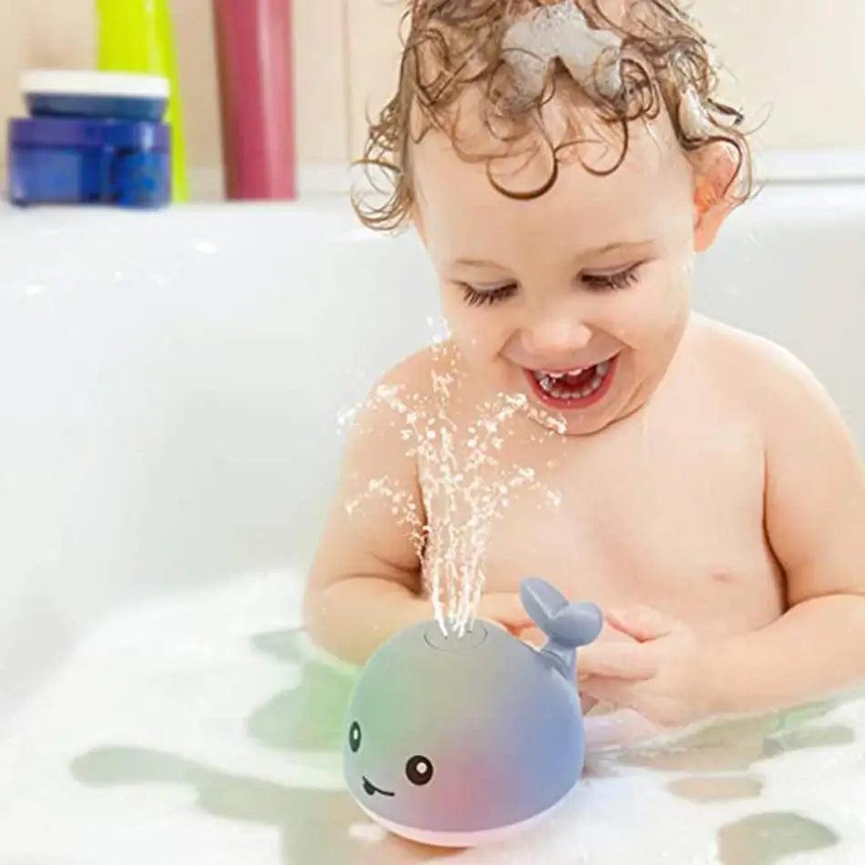 Water Sprinkler Whale Bath Toy