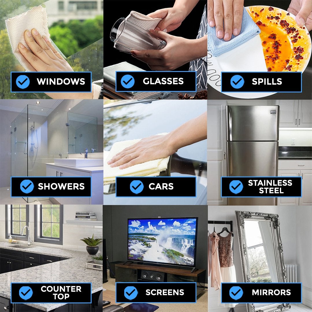 EcoClean Ultra Absorbent Cleaning Cloths