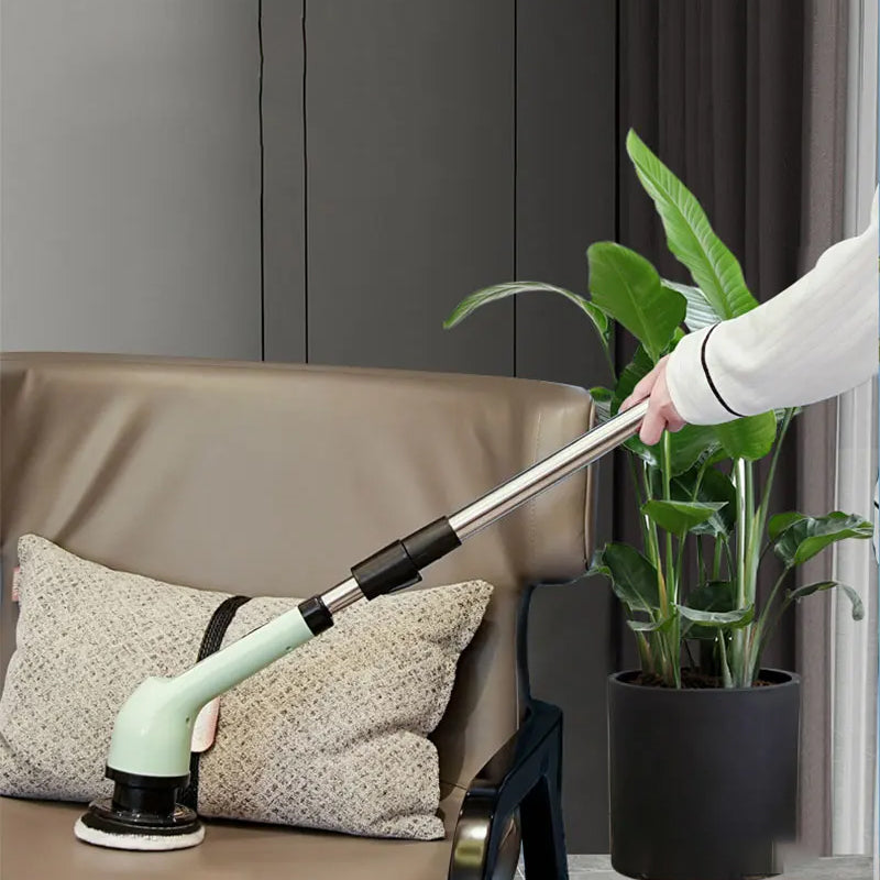 Electric Power Scrubber with Spinning Brush