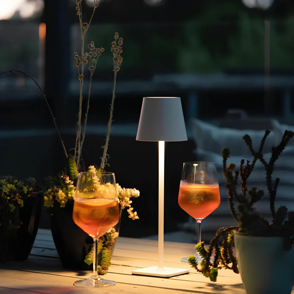 Touch-Controlled Tall LED Table Lamp with Dimmable Feature – Modern Design