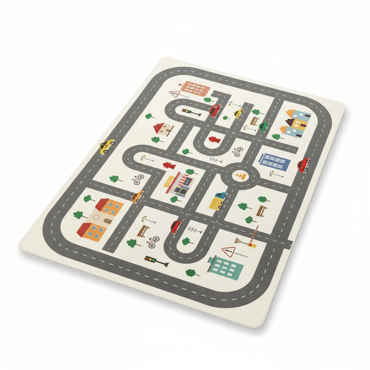 Children's Crawling Carpet - Reading Play Mat for Parking Lot Area