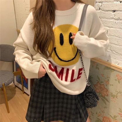 Joyful Vibes Cozy Crewneck Sweatshirt