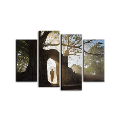 Serene Nature Canvas Art Set - 4 Piece Wall Decor