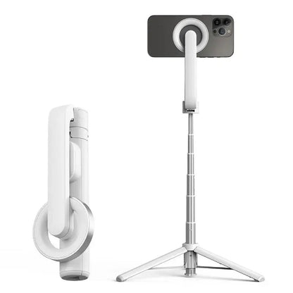 Bluetooth Selfie Stick and Magnetic Stabilizer for Mobile Phone Stand