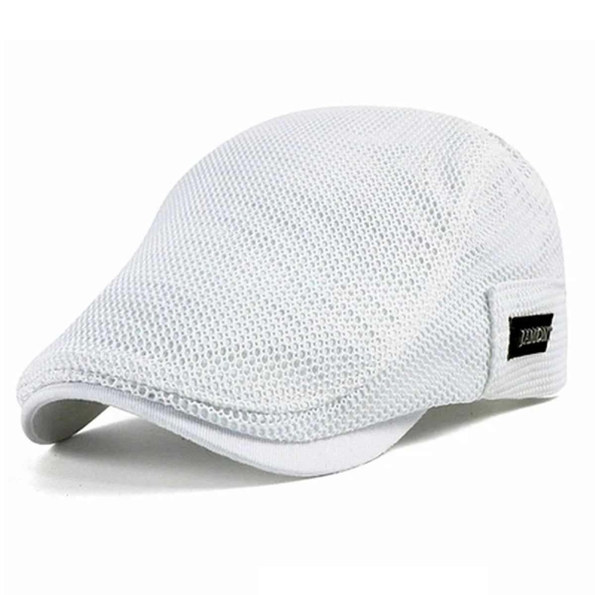 Summer Flat Cap - Breathable Mesh Beret Hat for UV Shielding
