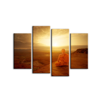 4-Piece Coastal Serenity Canvas Art Set
