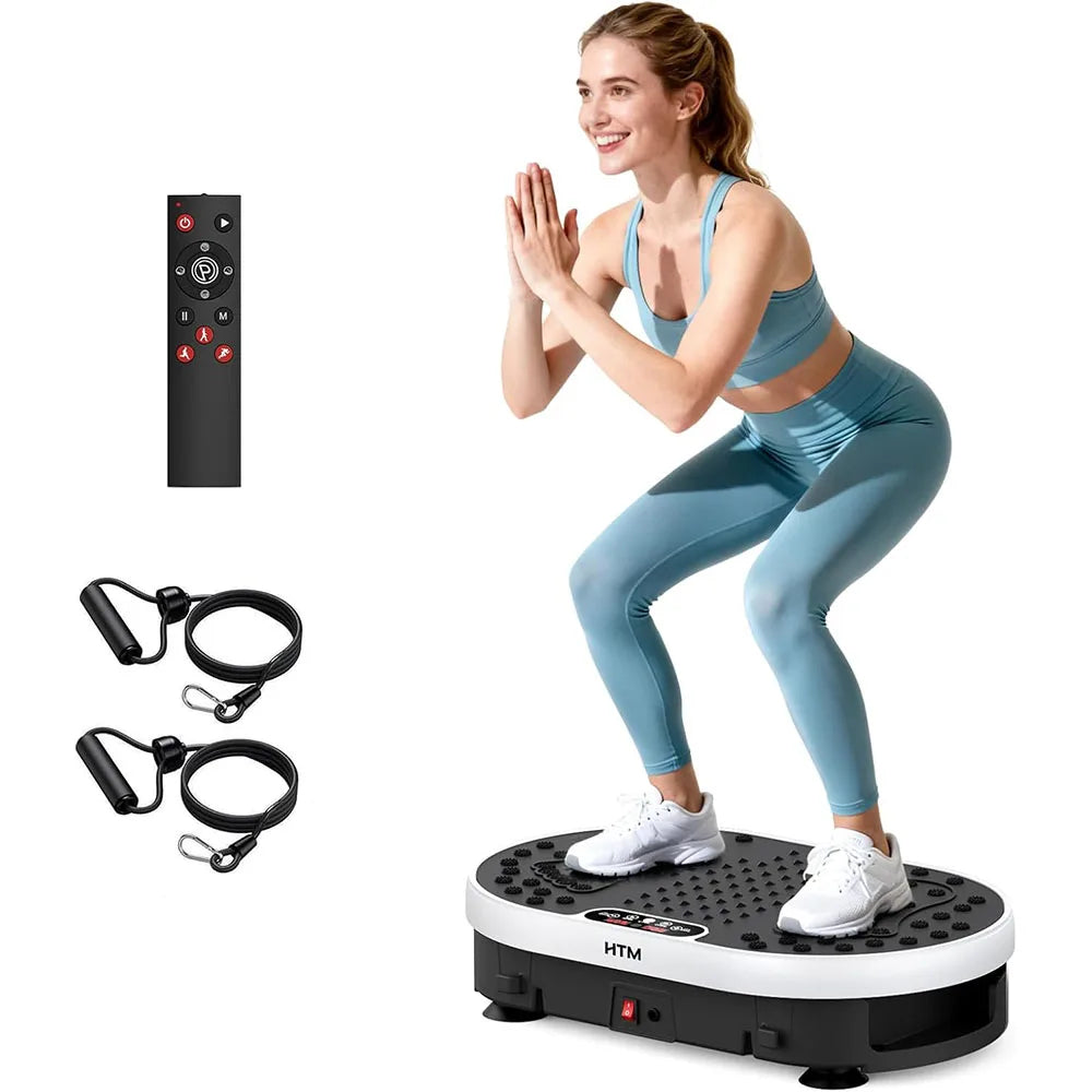Full Body Shaker Exercise Machine with 120 Speeds, 9 Programs, Remote & 300 lb Limit