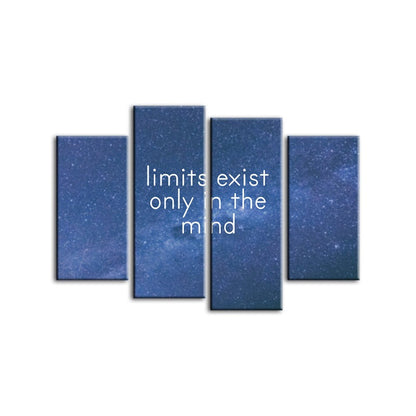 Inspire Your Space - 4-Piece Motivational Canvas Art