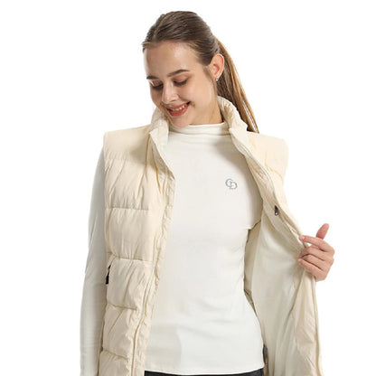 Electric Winter Jacket - Unisex Down Vest with 15 Heated Zones