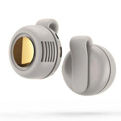 Mini Clip-On Bladeless Waist Fan - Quiet and Portable for Outdoor Use