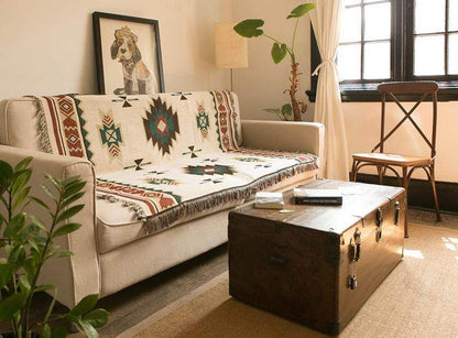 Native Style Throw Blanket for Sofa