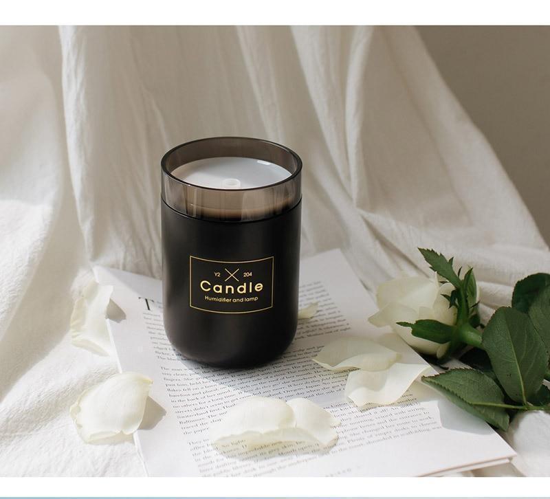 Candle-Shaped Aroma Therapy Humidifier - Elegant Design