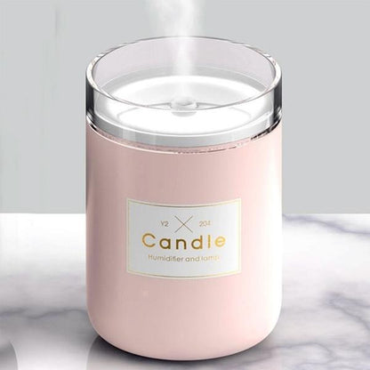 Candle-Shaped Aroma Therapy Humidifier - Elegant Design