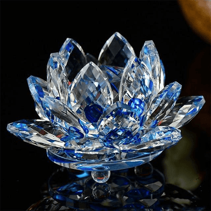 Lotus Flower Made of Quartz Crystal