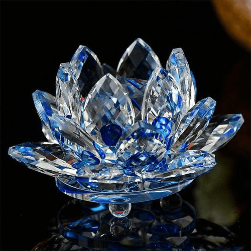 Lotus Flower Made of Quartz Crystal