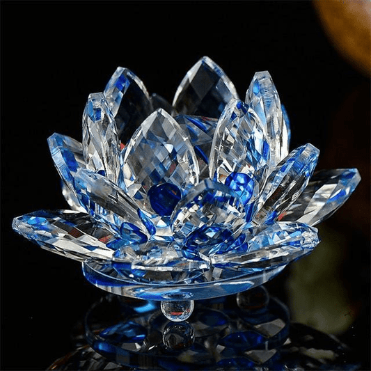 Lotus Flower Made of Quartz Crystal