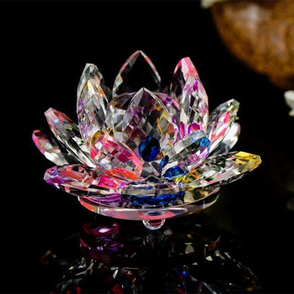 Lotus Flower Made of Quartz Crystal