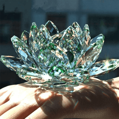 Lotus Flower Made of Quartz Crystal