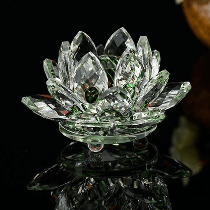 Lotus Flower Made of Quartz Crystal