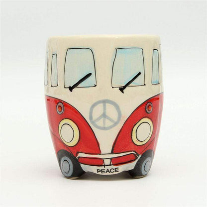 Retro Ceramic Coffee Mug 330ml – GroovyCup Campervan Design