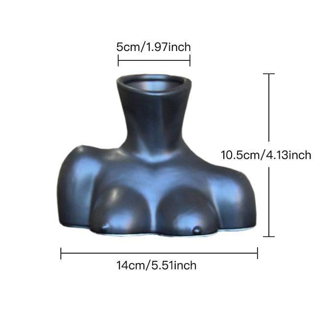 Floral Vase for Torso Design