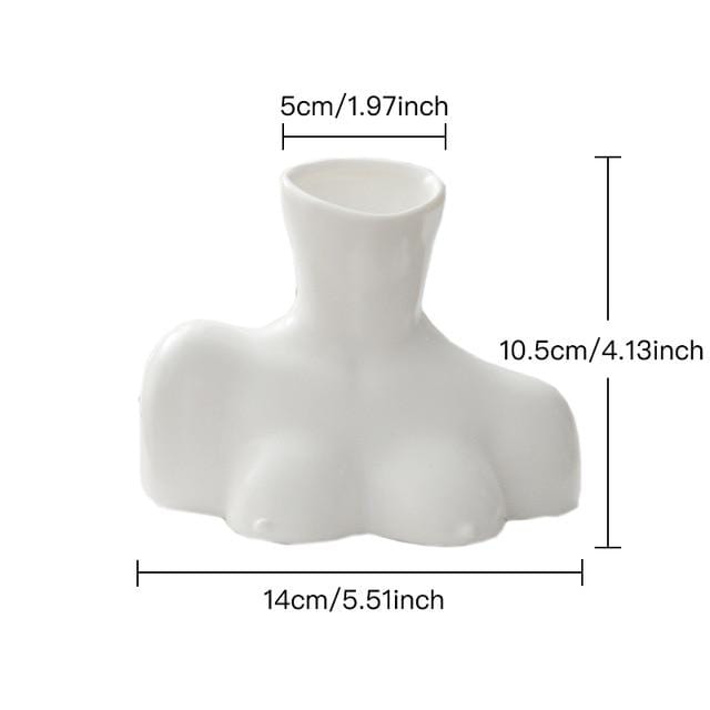 Floral Vase for Torso Design