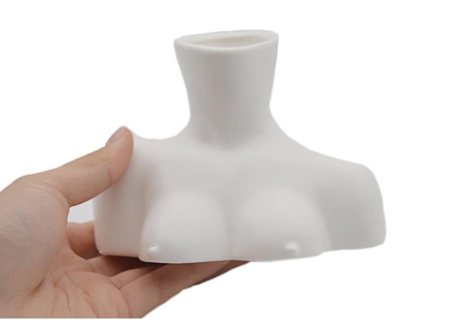 Floral Vase for Torso Design
