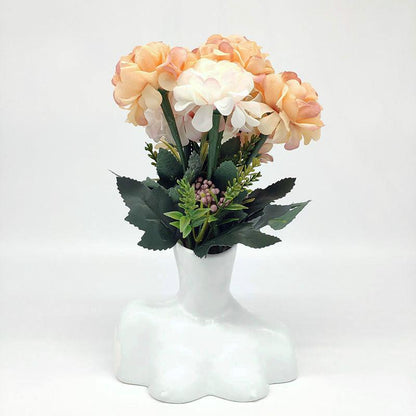Floral Vase for Torso Design