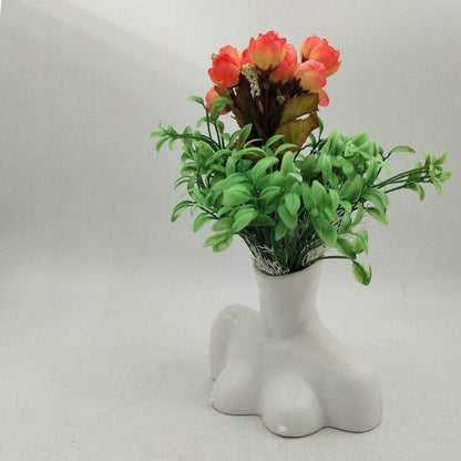 Floral Vase for Torso Design