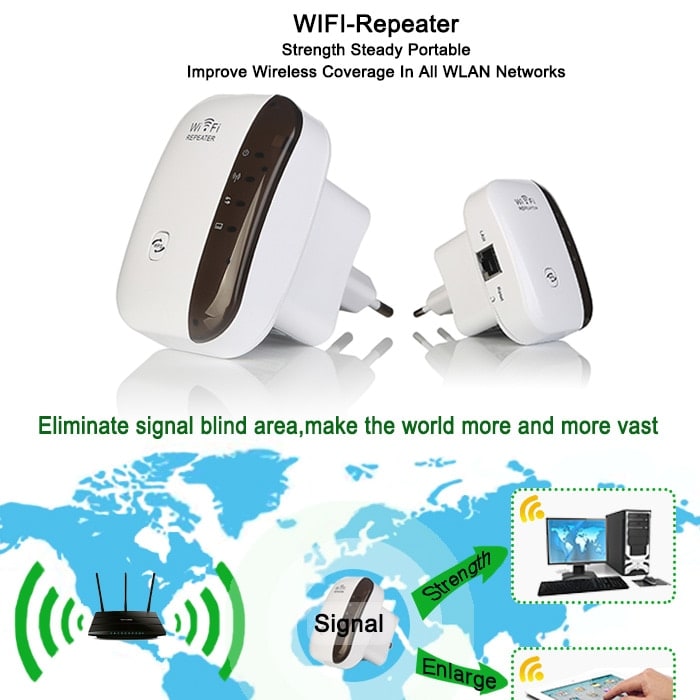 Wireless Range Extender with Ethernet Port for Seamless Connectivity