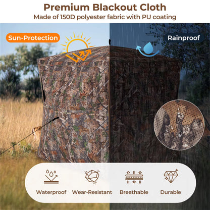 360-Degree Transparent Hunting Ground Blind