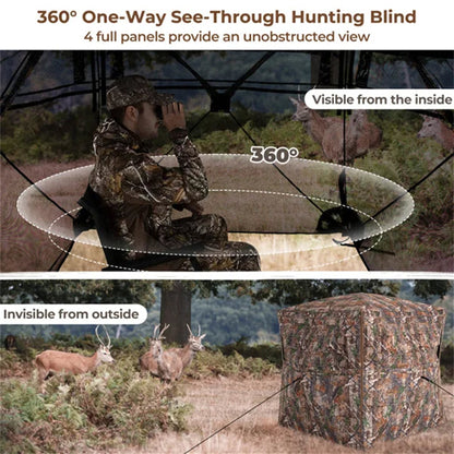 360-Degree Transparent Hunting Ground Blind