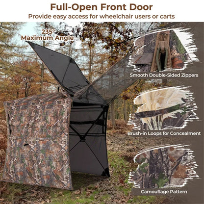 360-Degree Transparent Hunting Ground Blind