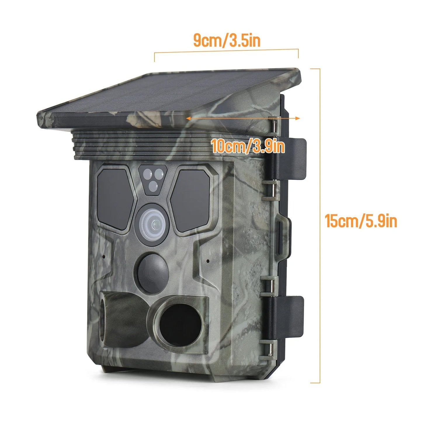 50MP 4K Solar Trail Camera for Wildlife Monitoring