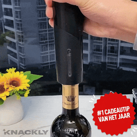 Electric Wine Opener with Battery | Automatic Corkscrew in Stainless Steel & Aluminum Design | Effortless Cork Removal with One Button