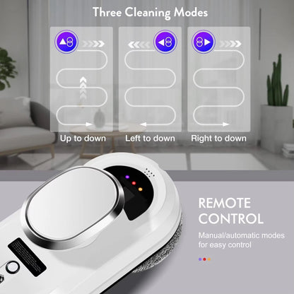 AI Window Cleaning Robot with 5600Pa Suction Power - UK Model