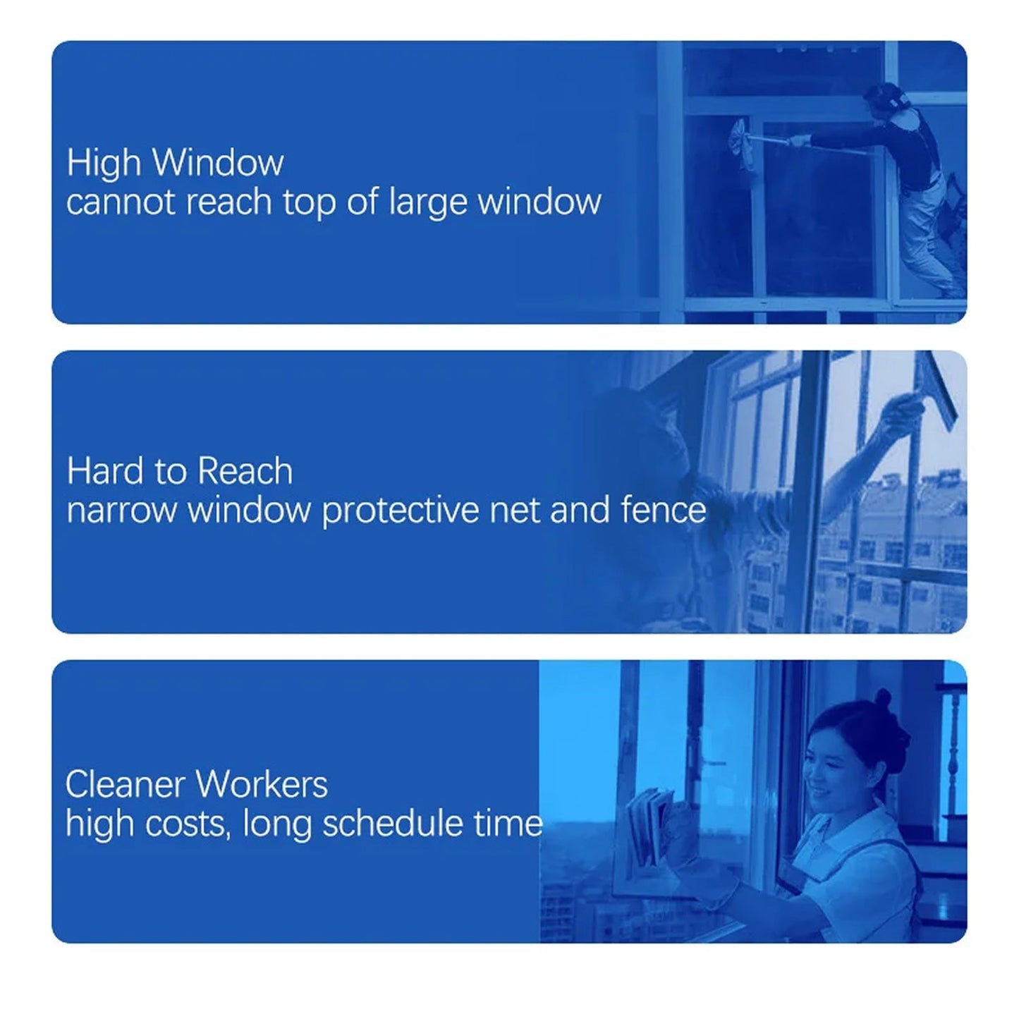 AI Window Cleaning Robot with 5600Pa Suction Power - UK Model