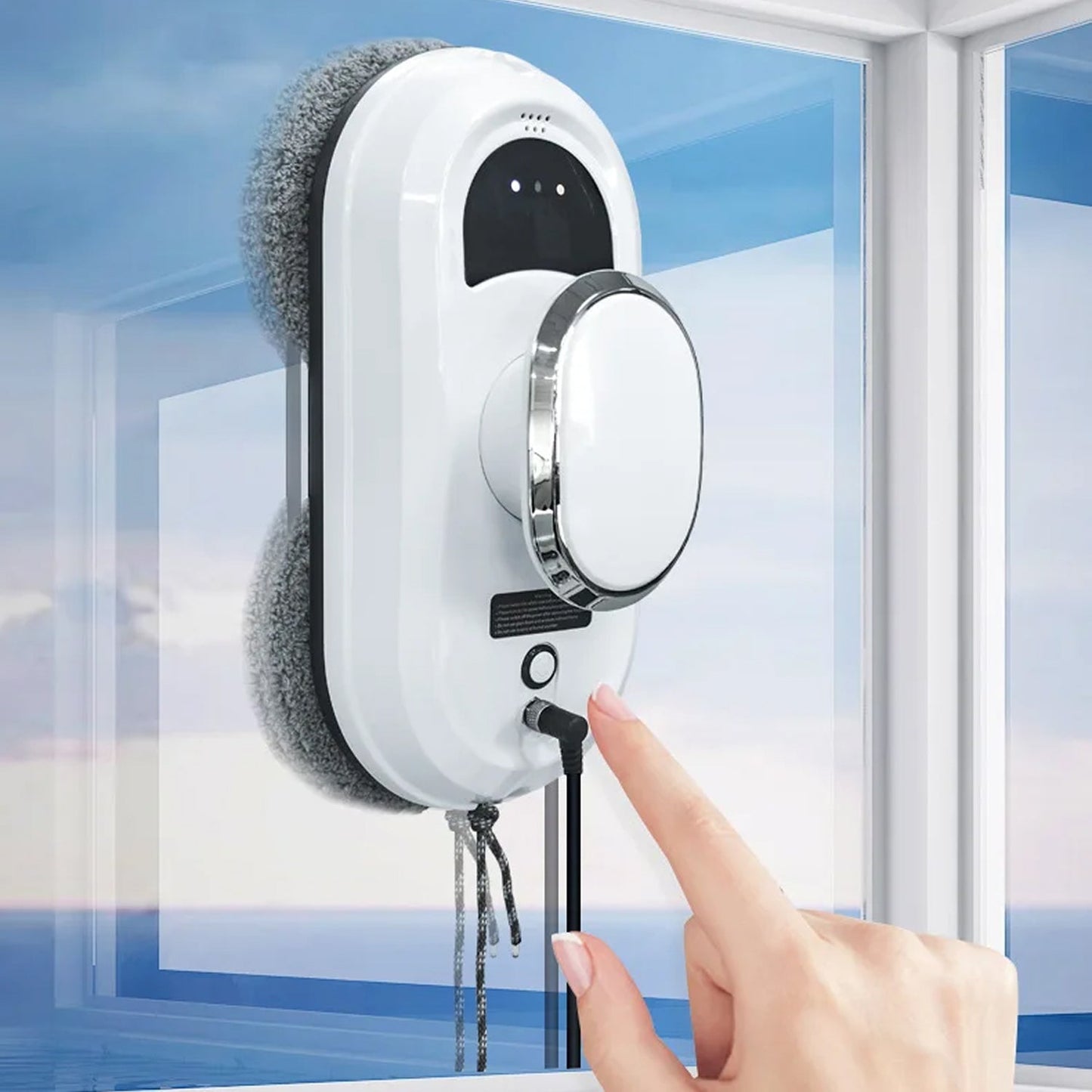 AI Window Cleaning Robot with 5600Pa Suction Power - UK Model