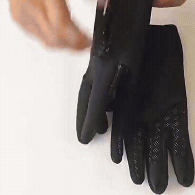 Waterproof Winter Cycling Gloves with Fleece Lining & Touchscreen Tips