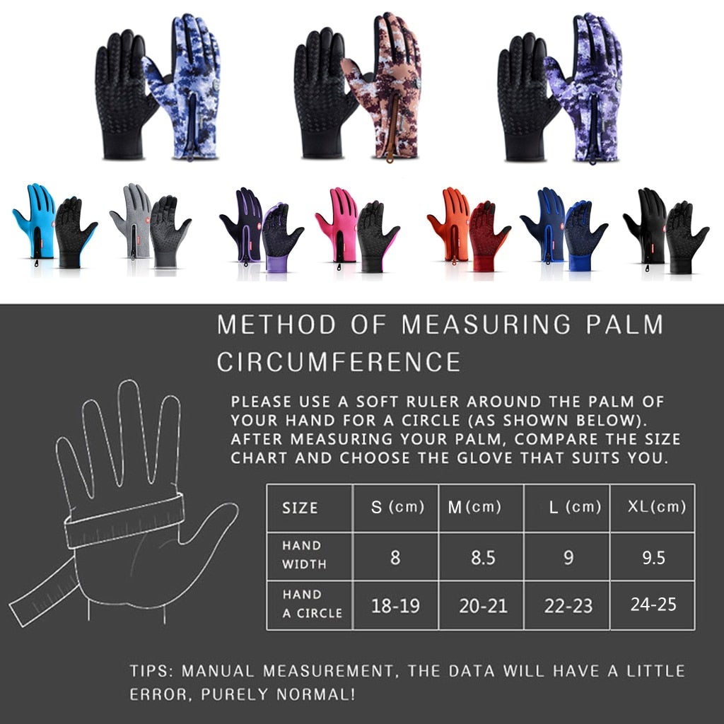 Waterproof Outdoor Gloves for Winter – Thermal Warmth