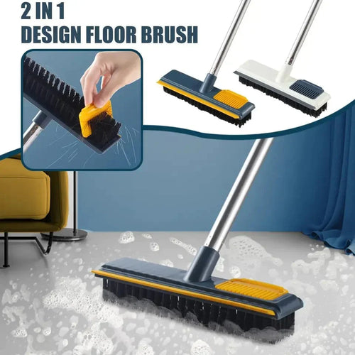 Versatile Long Handle Floor Cleaning Brush
