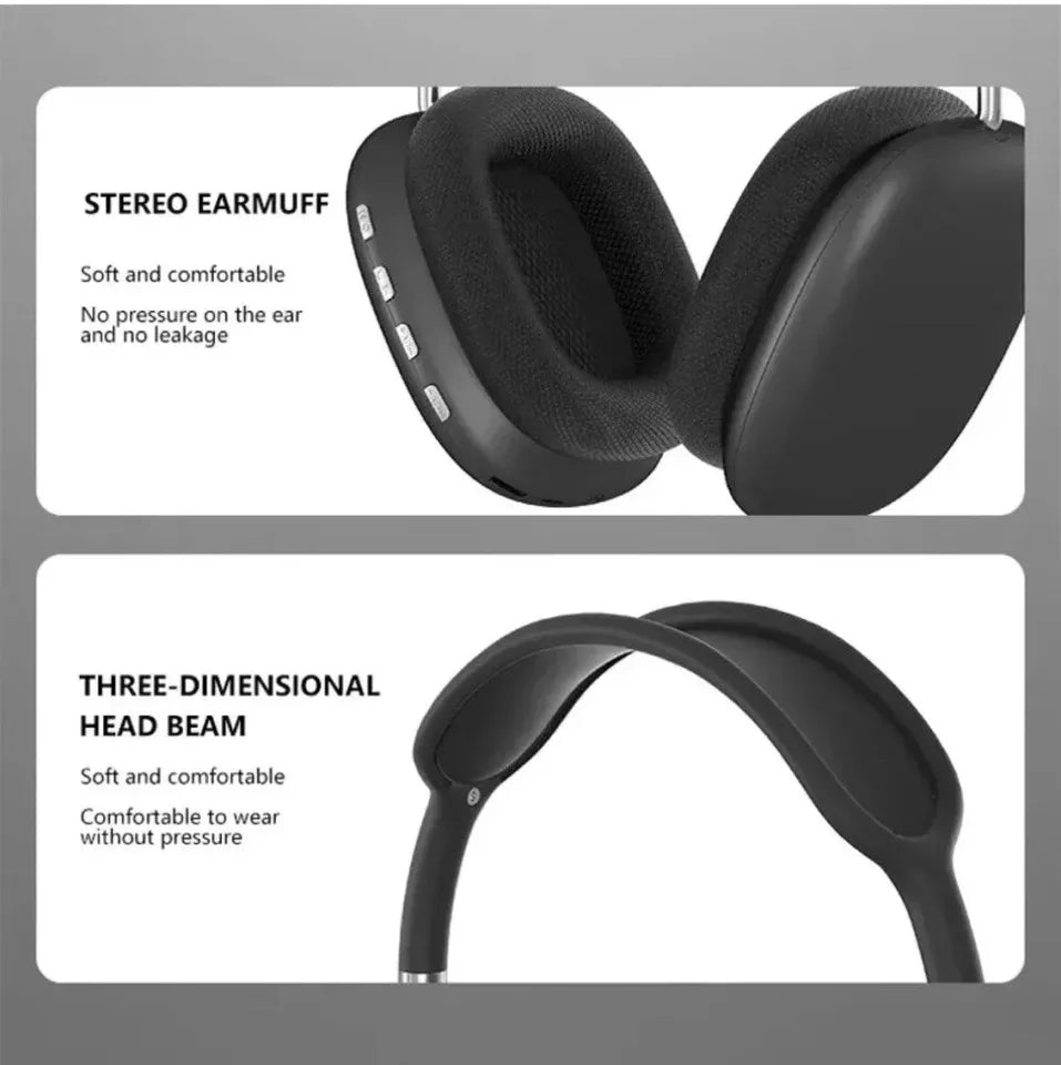 Over-Ear Headphones with Extended Battery Life - Foldable Design
