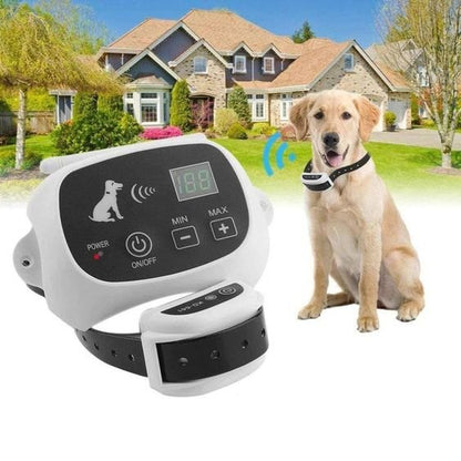 Adjustable Wireless Collar System for Safe-Zone Dog Training