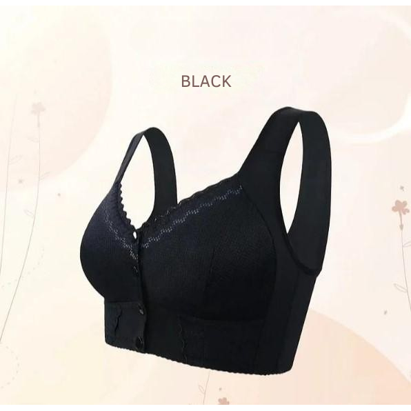 Effortless Comfort Front Closure Bra with Seamless Design